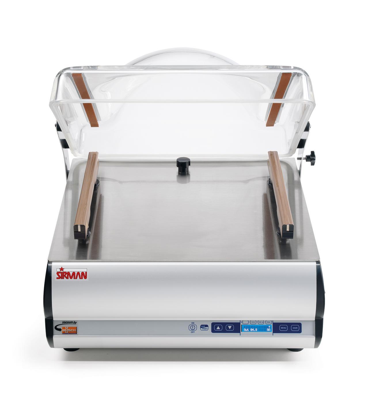 Sirman USA W8 50 DX DB Countertop Vacuum Sealer w/ (2) 16″ Seal Bars