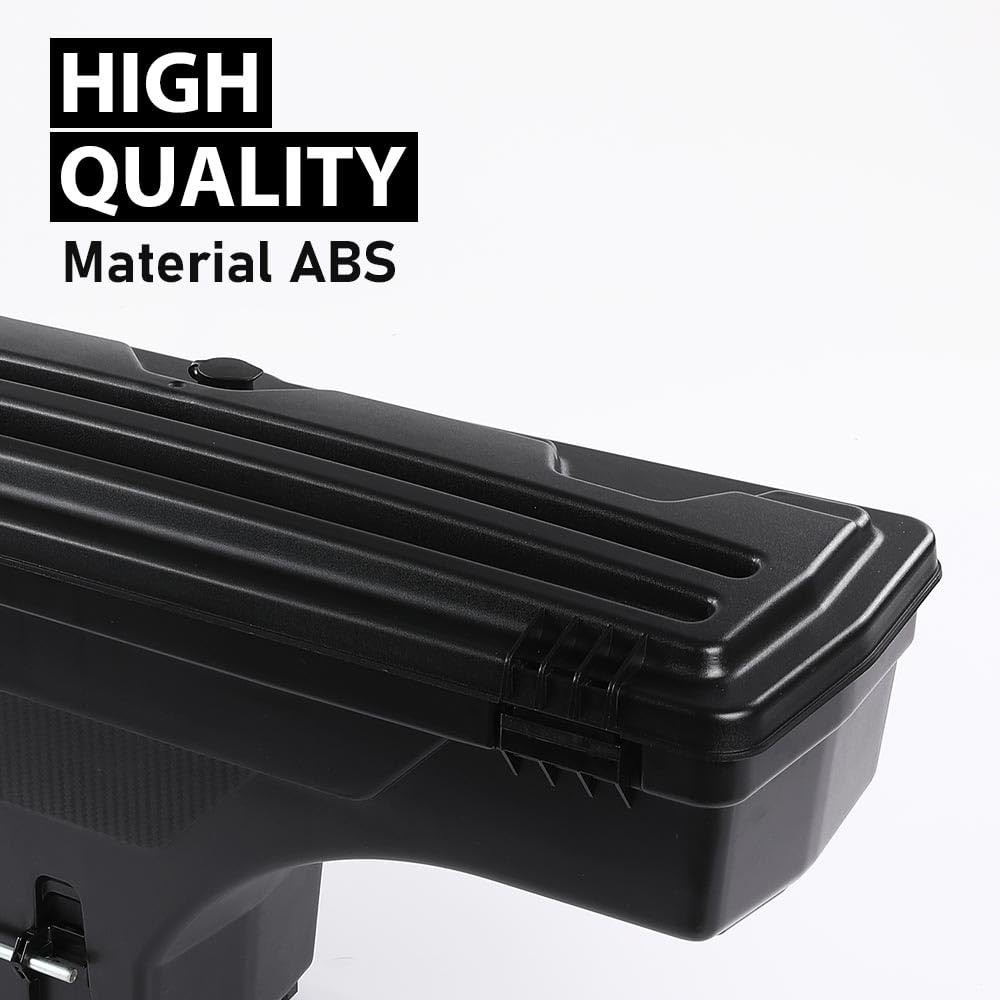 Truck Bed Swing Storage Case Tool Box for F150 2015-2020 Lockable Right Side
