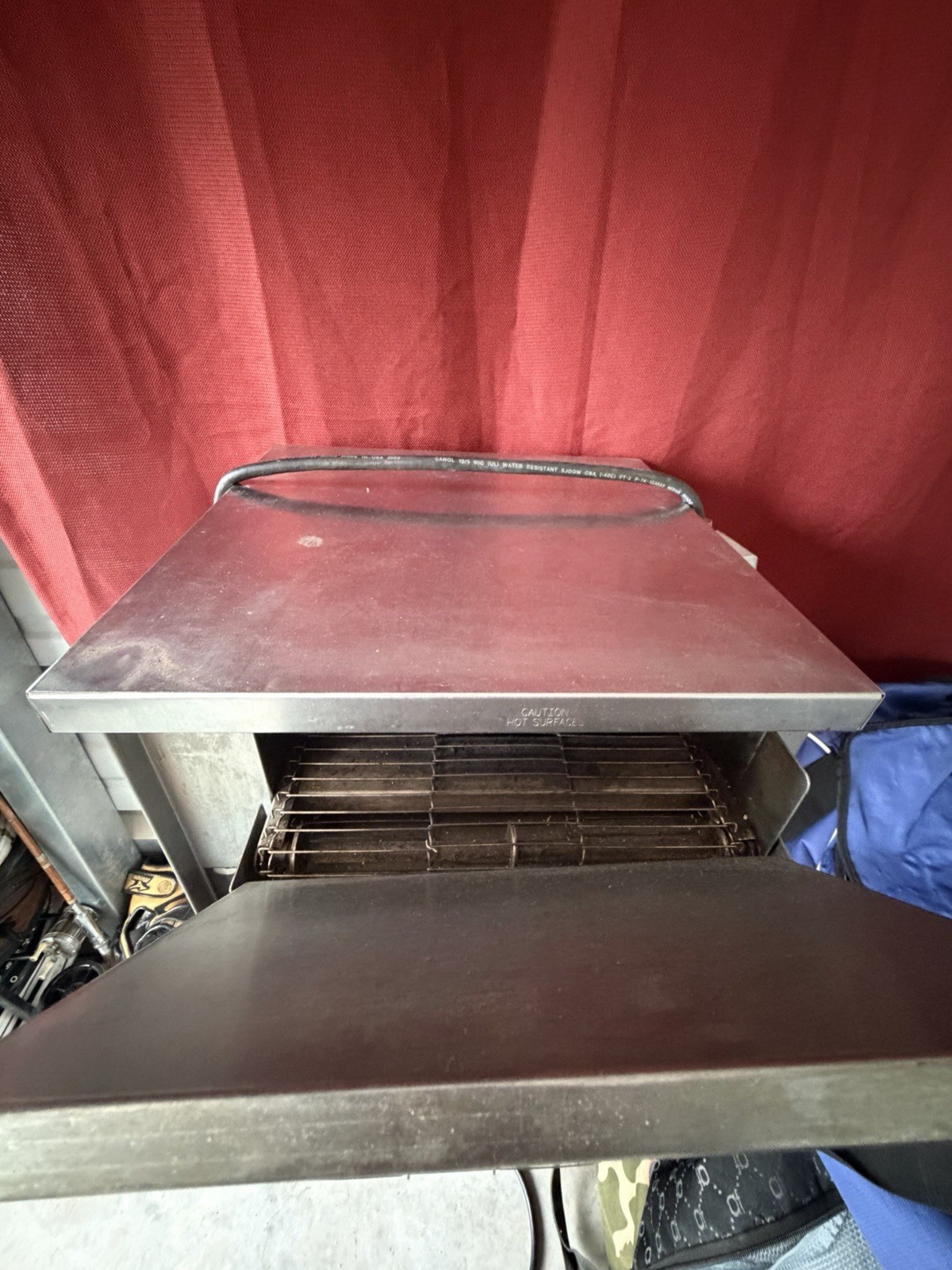 Commercial Electric Countertop Toaster Roller, Automatic Control, On/Off switch