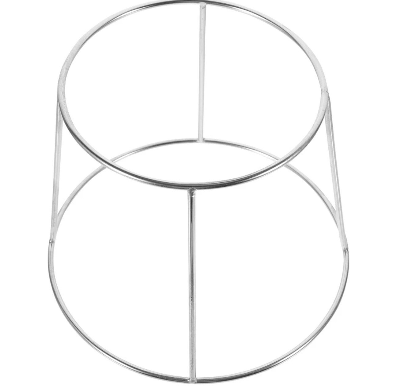 2 Tier Seafood Tower Set Small Aluminum Trays Stand Included 12”, 17.75”