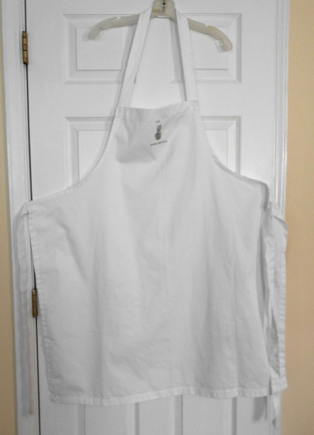 TPH FOOD SERVICE BIB APRON FOOD SERVICE BUTCHER RESTAURANT WHITE