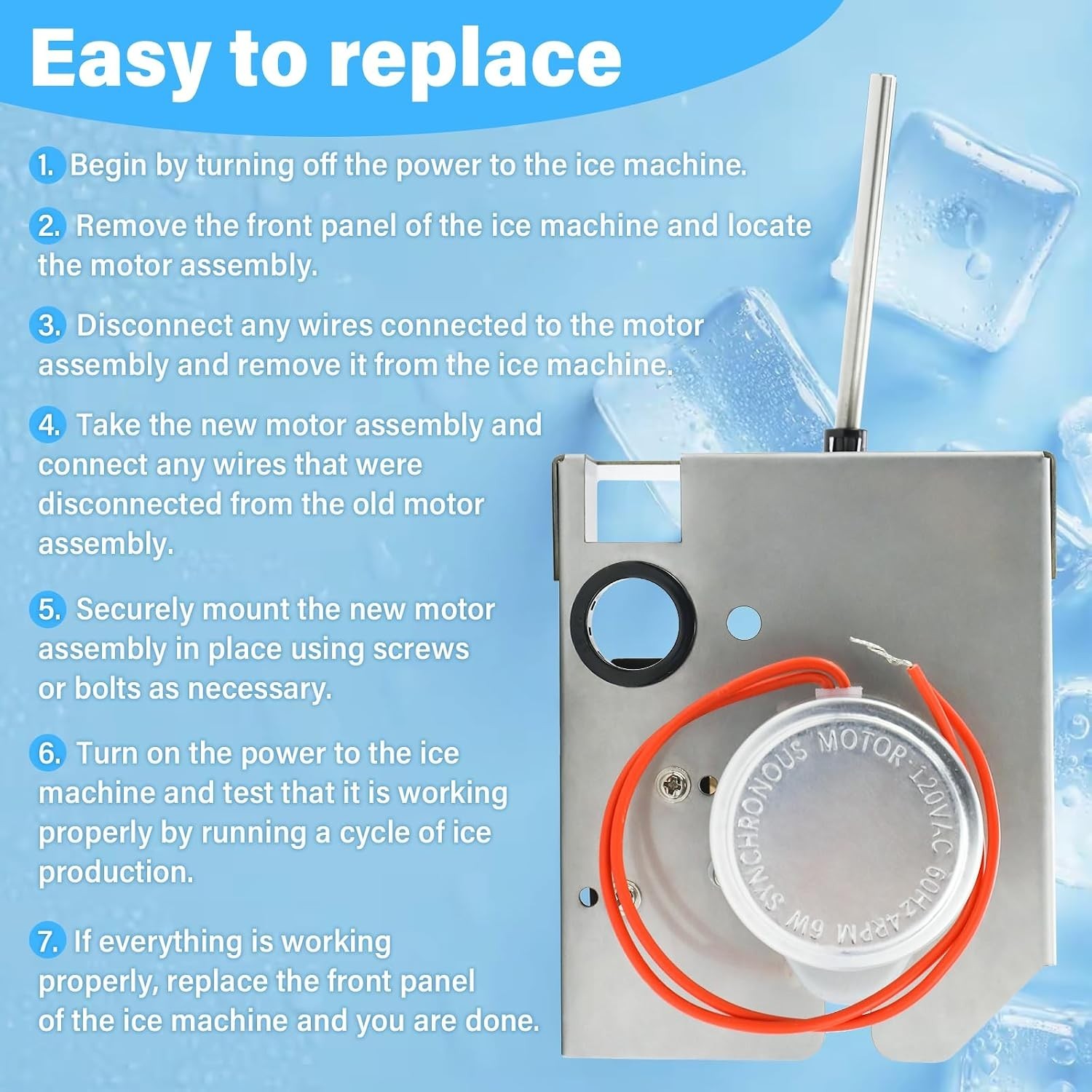 1051210-01A 160° Harvest Kit 115V for Ice-O-Matic ice Machine