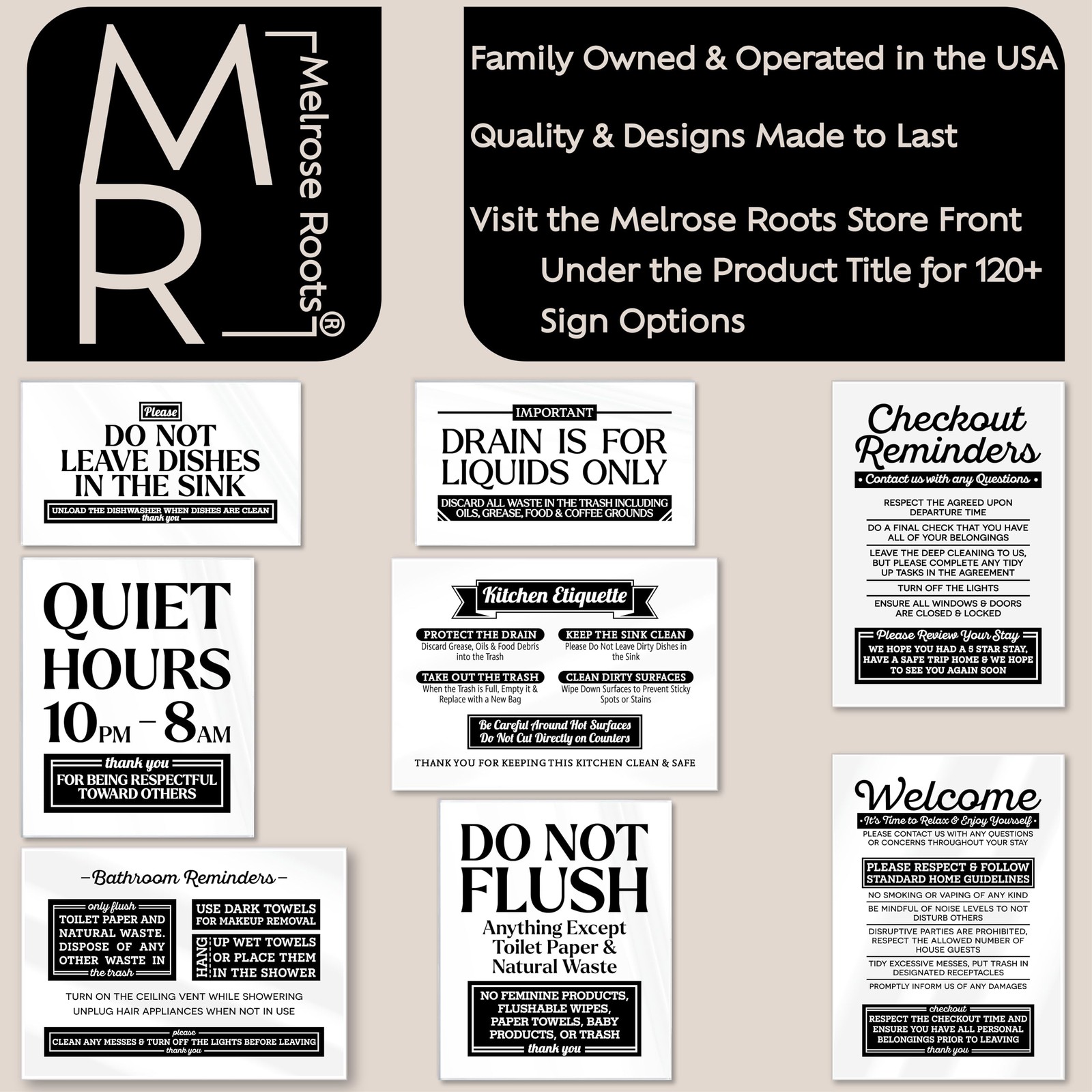 Acrylic 2.5×6 Owners Closet Sign, No Guest Access Sign 2.5×6,
