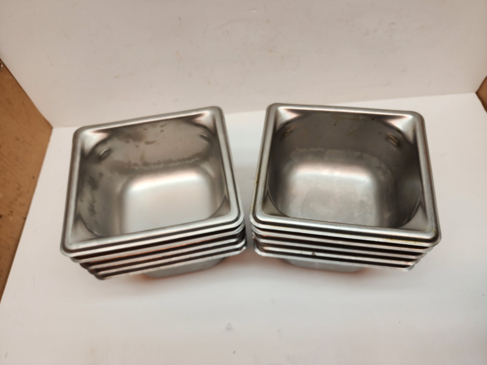 Lot 10 Vollrath 90642 Sixth-size 4″ deep Super Pan 3 stainless steel steam pam