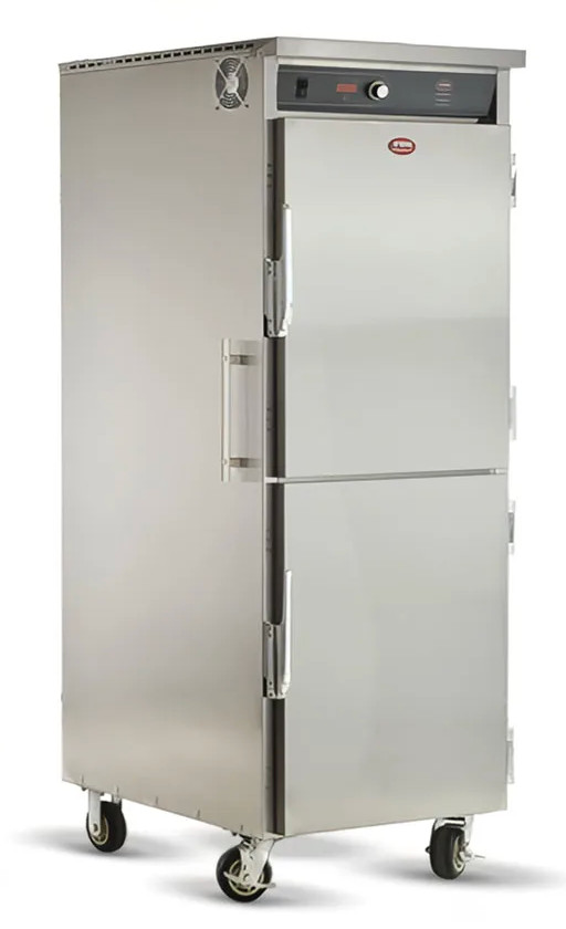13 Tray Full Size FWE UHST-13D HO Heated Cabinet Food Warmer Meal Delivery Cart