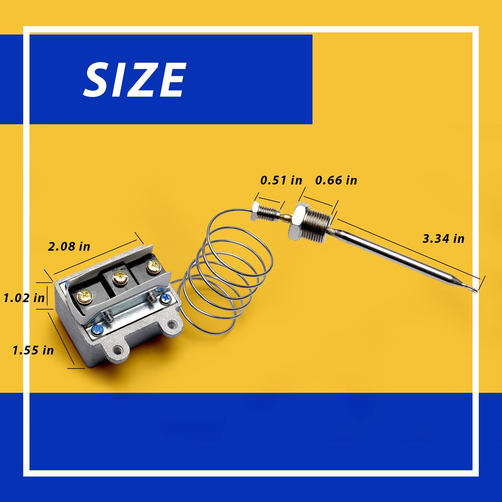 1177 high limit thermostat switch for Fryer 3/8Mpt Stuff Box, LCCM2003000 Hi Lim