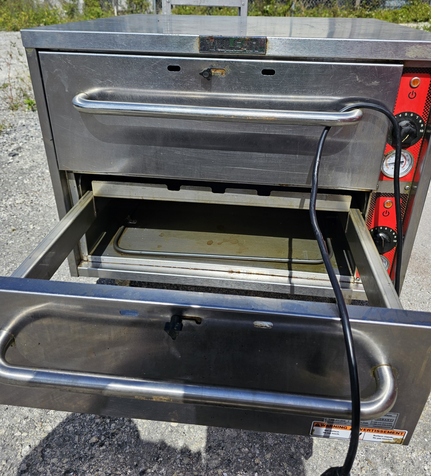 Vulcan VW2S Double Food Warming Drawer 120V 950W
