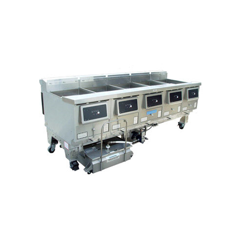 Ultrafryer B-E17-14-5-UC Multiple Battery Electric Fryer w/ (3) 45-Lb. Vats, …