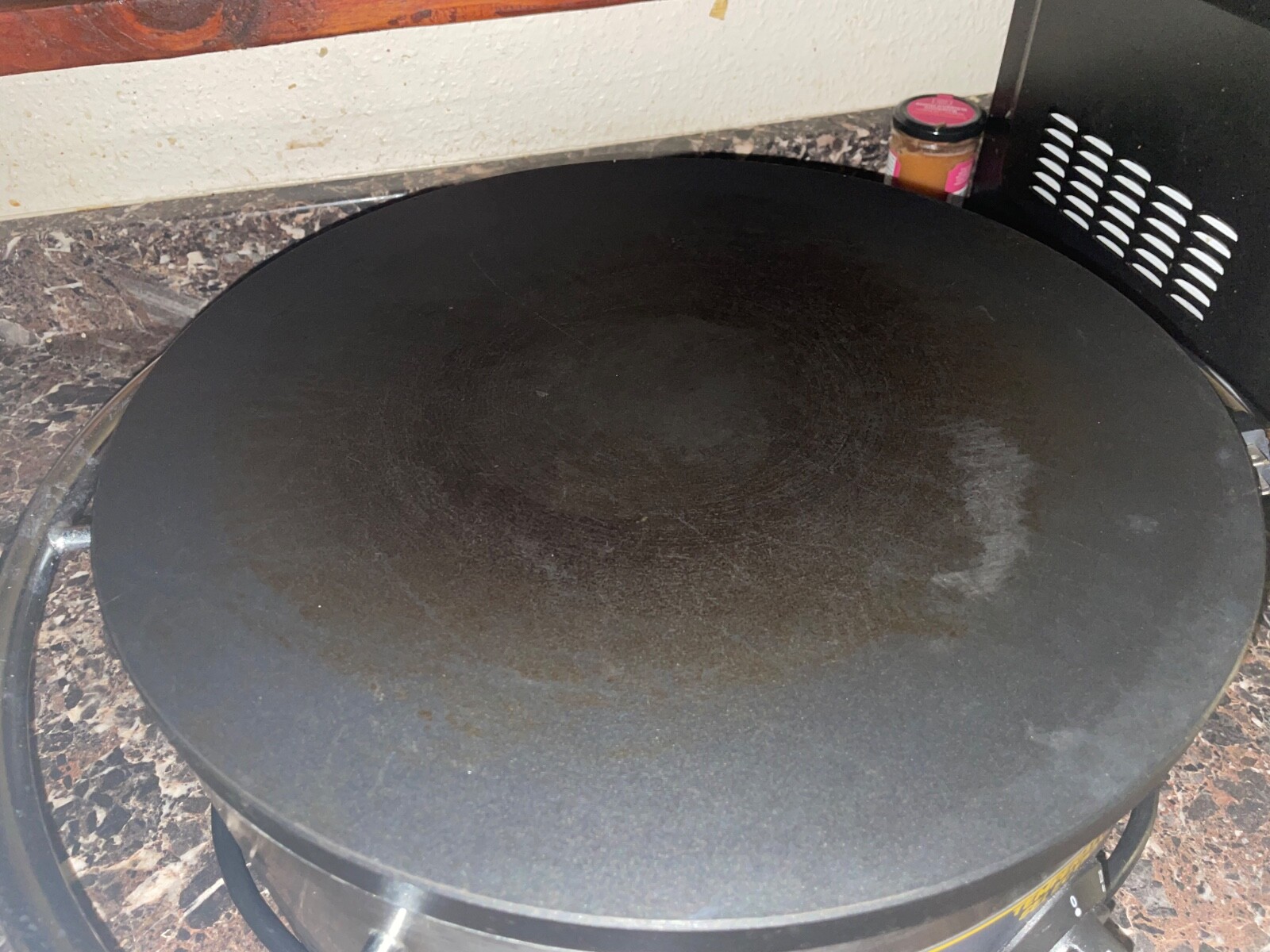 16″ Single Electric Round Countertop Portable Non-Stick Crepe Maker 120V, 1750W