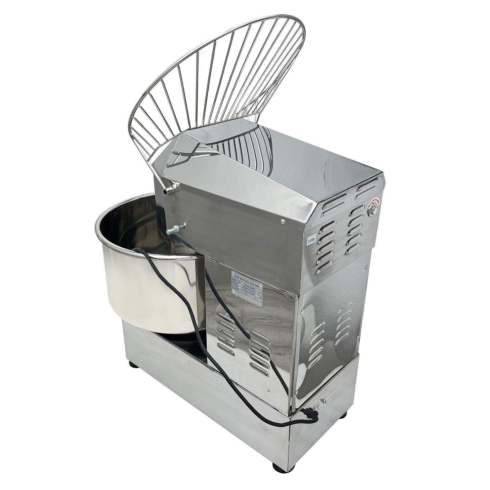Automatic Commercial Dough Mixer 110LBS Time Setting Electric Flour Spiral Mixer