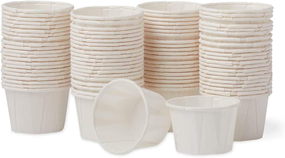 Medline Disposable Paper Souffle Cups 0.75oz – 250 Cups