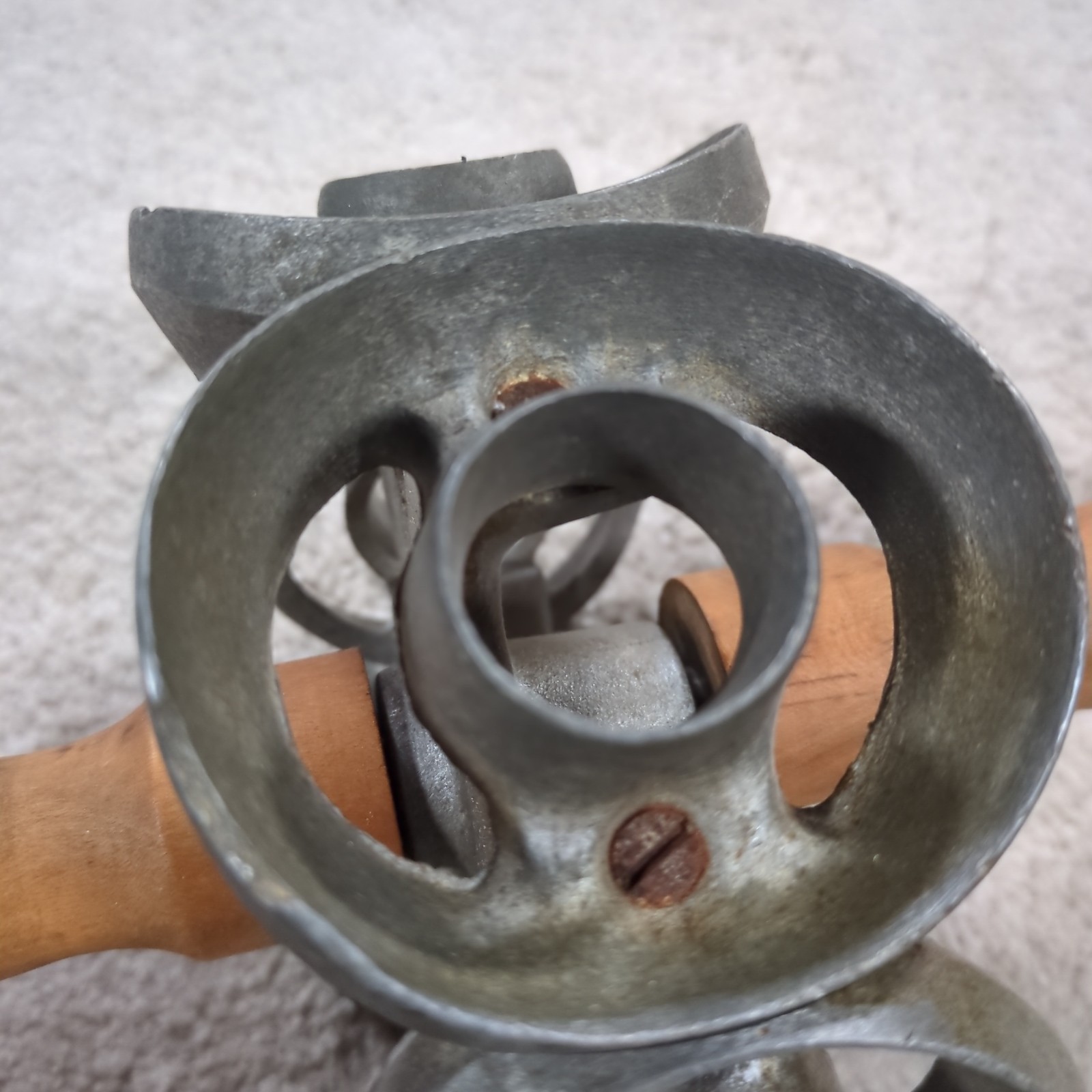 Houpt 2 3/4 Round Donut Biscuit Or Cookie Cutter Vintage Palestine Illinois