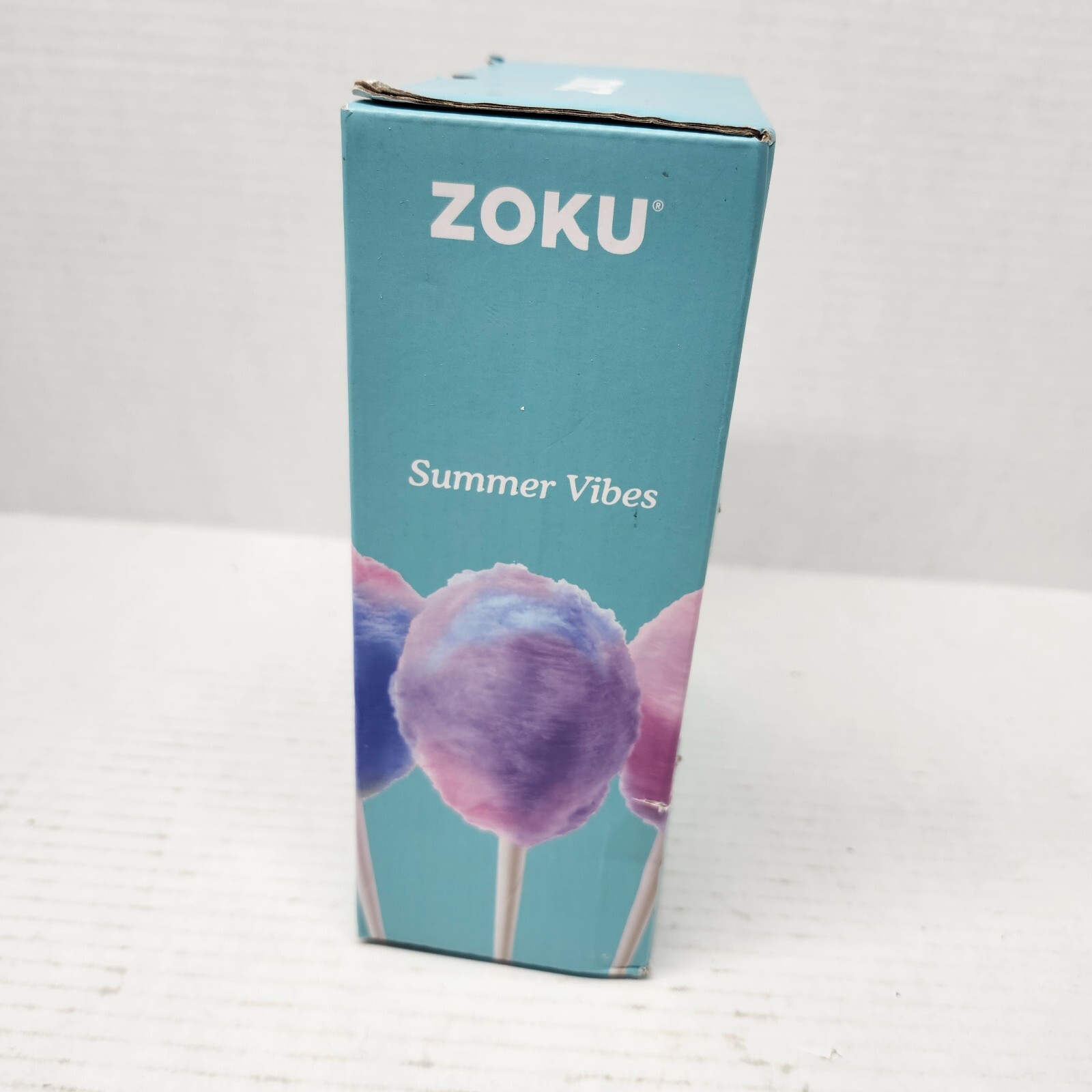 ZOKU Cotton Candy Maker Floss Sugar Set Blue Raspberry Pink Vanilla Exp 05/26