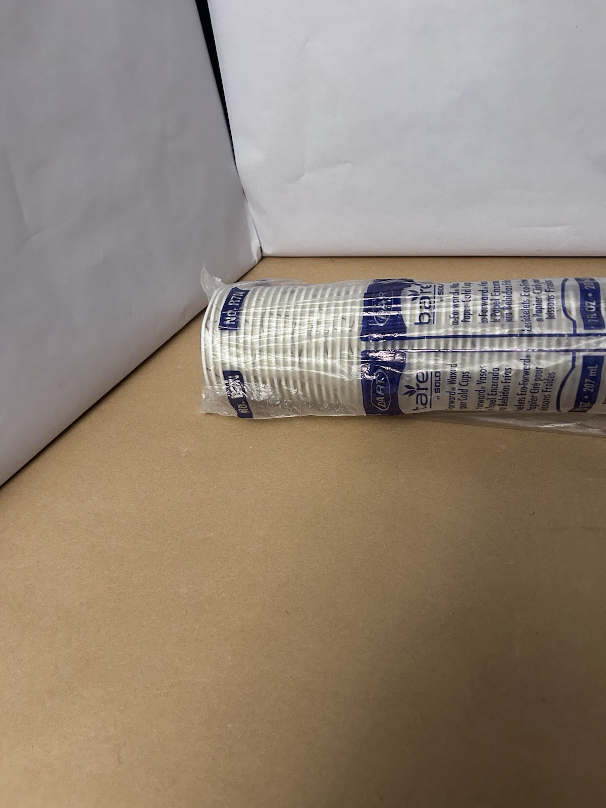 Dart Disposable 7fl oz cups 100 pack sleeve with approx 20 used