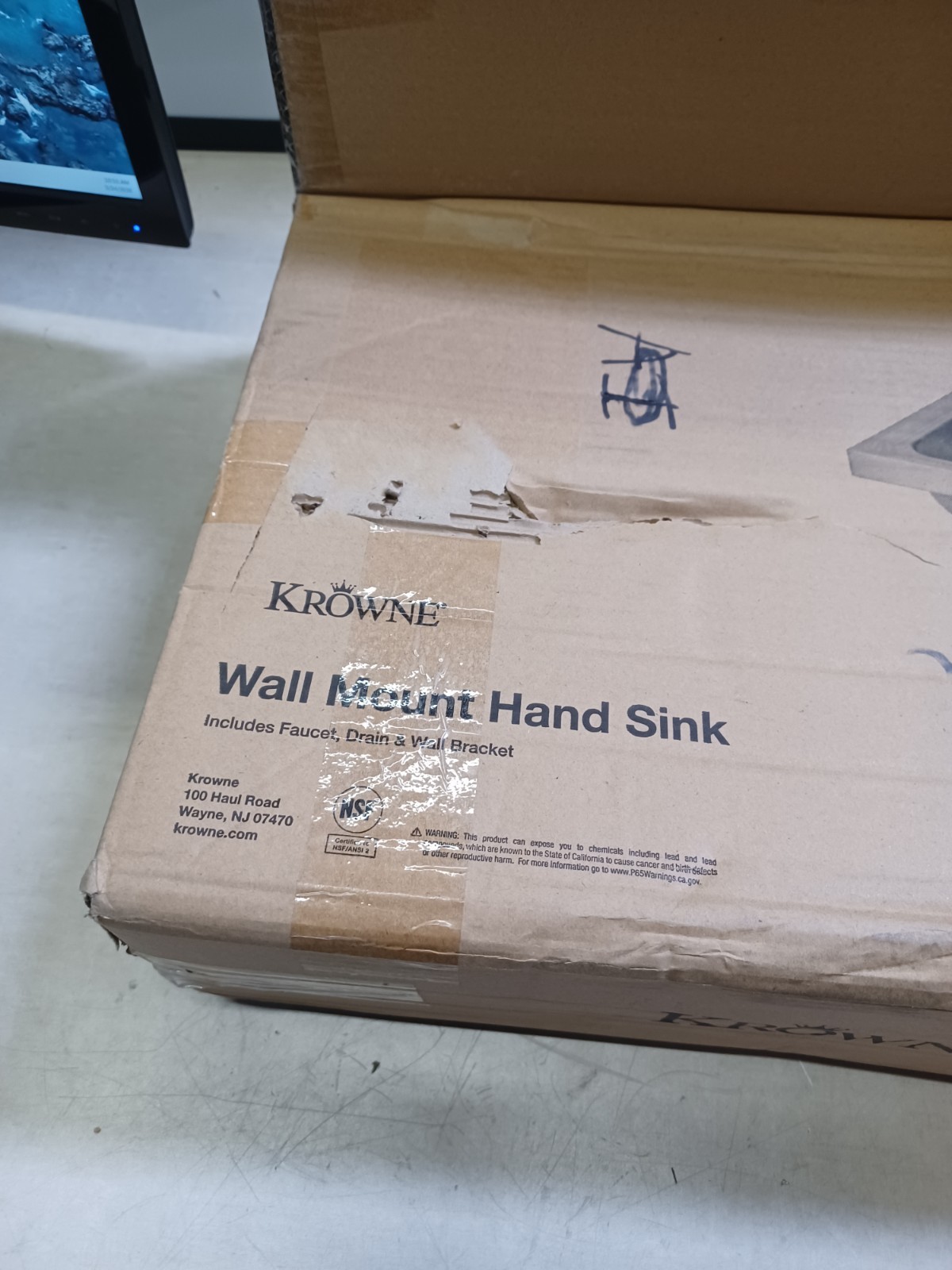 Krowne HS-2L Krowne 16″ Wide Hand Sink Compliant HS-2L