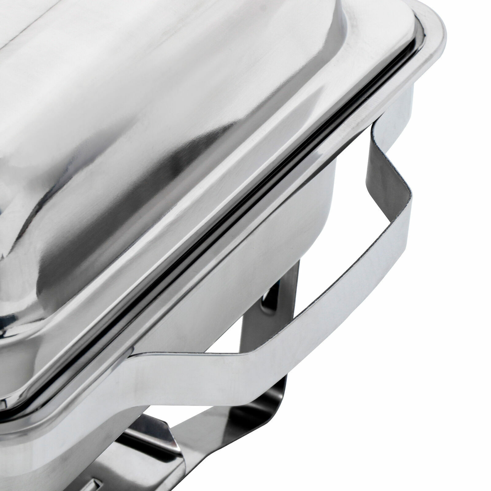 6 Pack 8QT Chafing Dish Wedding Buffet Stainless Steel Chafer Catering Full Size