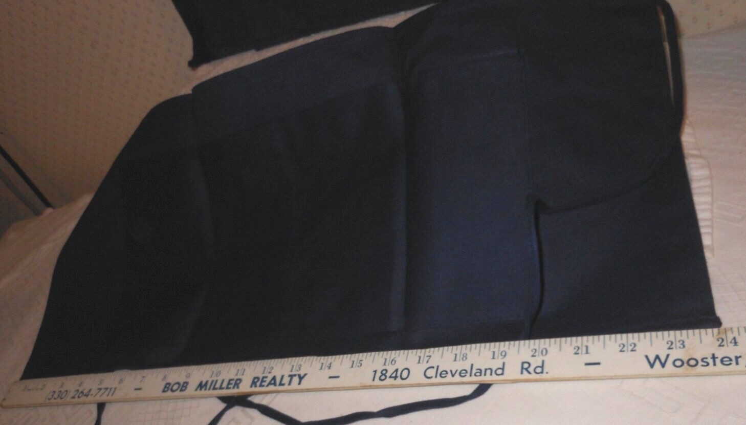 5 NEW!! Restaurant Waiter Waitress Flea Mkt. 2-Pocket Waist Aprons –Navy Blue