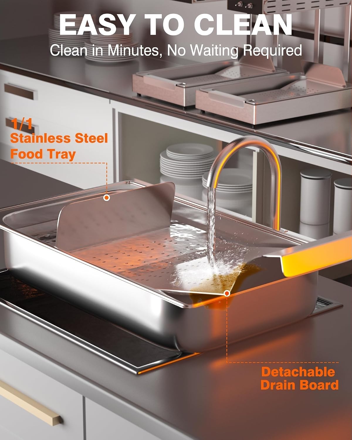 Professional French Fry Warmer – Efficient Temperature Control for Restaurants