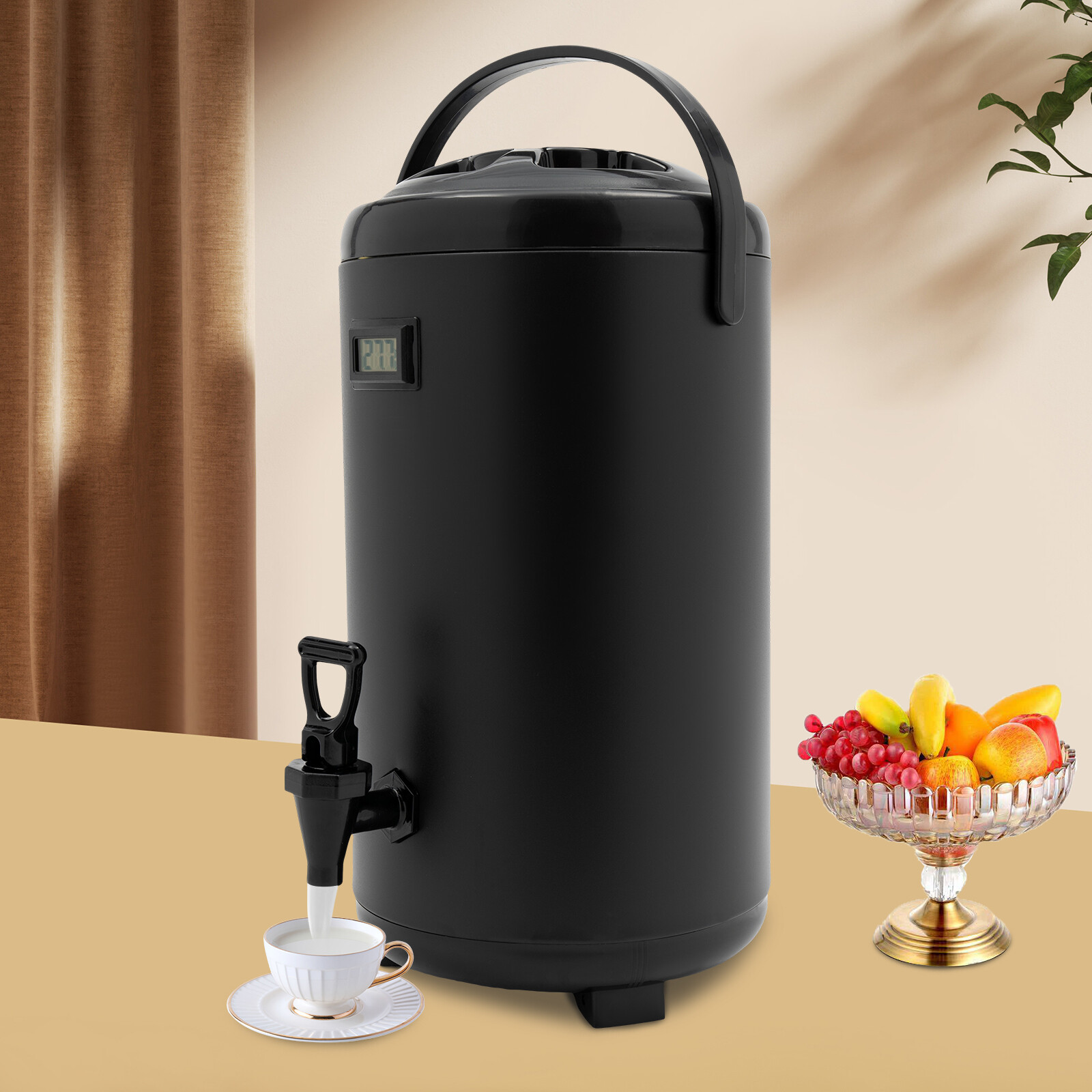 3.17 Gallon Insulated Thermal Hot & Cold Beverage Coffee Dispenser Storage Pot