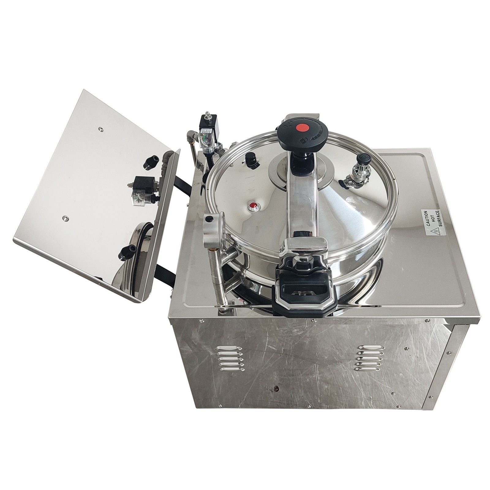 PreAsion® 22L Commercial CNC Pressure Fryer 220V Fried Chicken Stove Deep Fryer