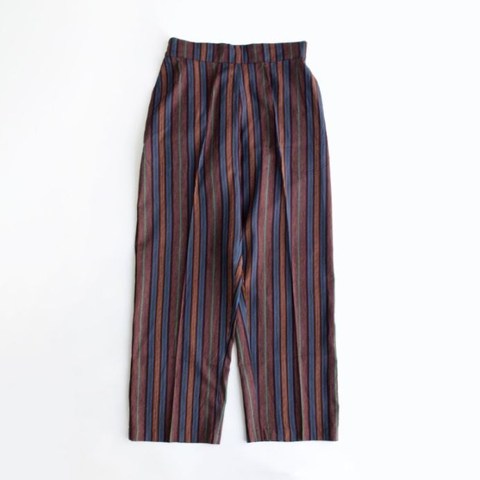 [PUEBCO] Cotton Stripe Regular Pants (3 colors)