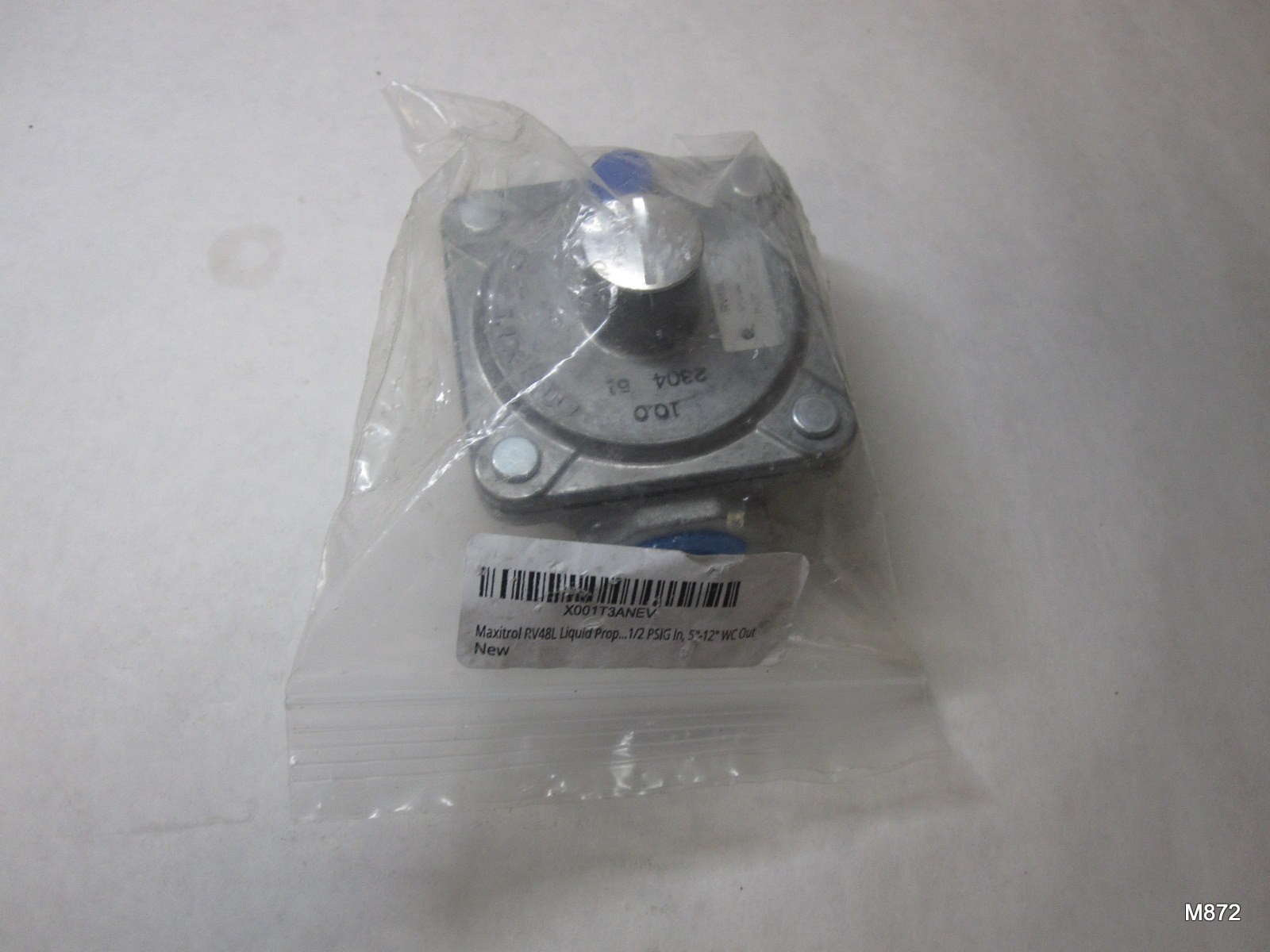 Maxitrol Gas Regulator RV48L for Liquid Propane 1/2 PSIG PO 5″ – 12″ WC OUT