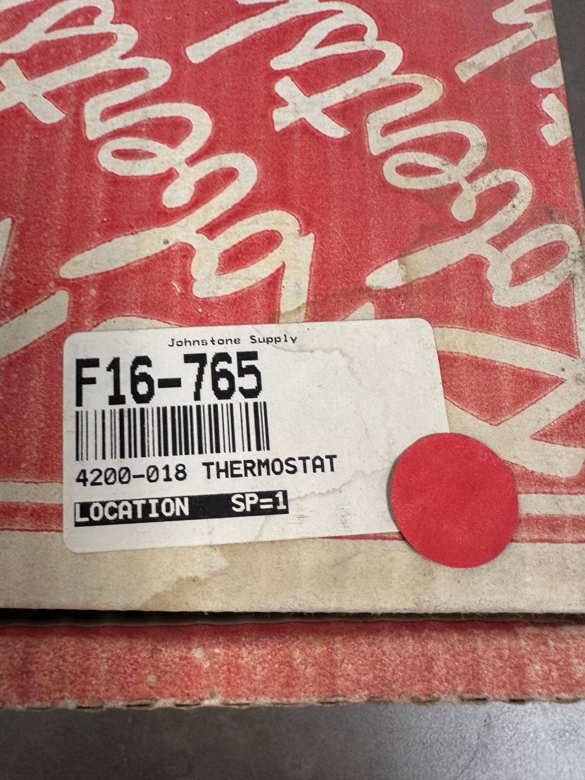 Robertshaw 4200-018 Gas Cooking Control, Tstat, 3/8In, 150-550, F16-765