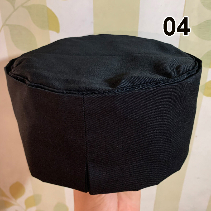 Hat Cooking Chef Kitchen Restaurant Service Flat Top Mesh Breathable Beanie Cap