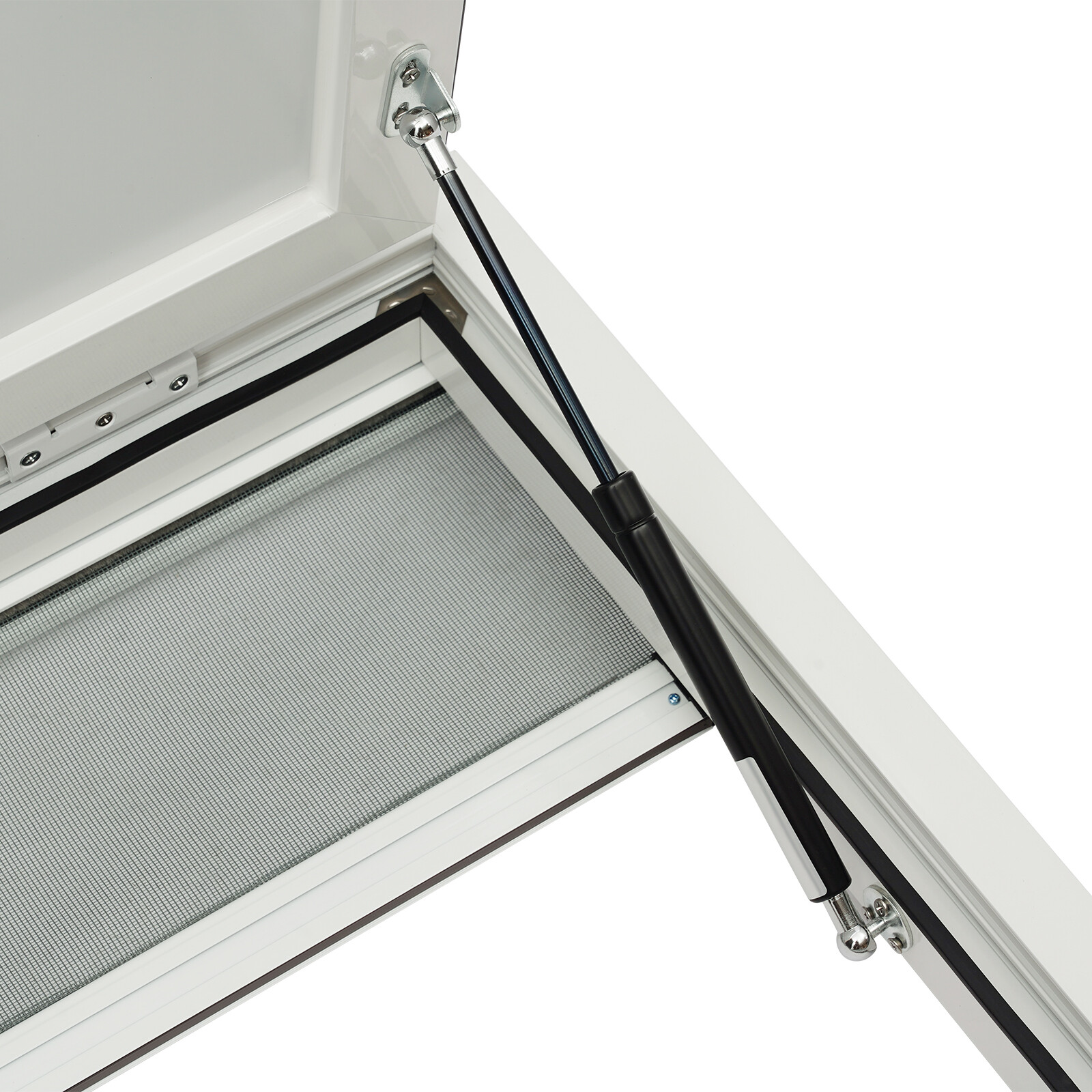 35×23 In Food Truck Concession Stand Serving Window 85° Open with Screen Window