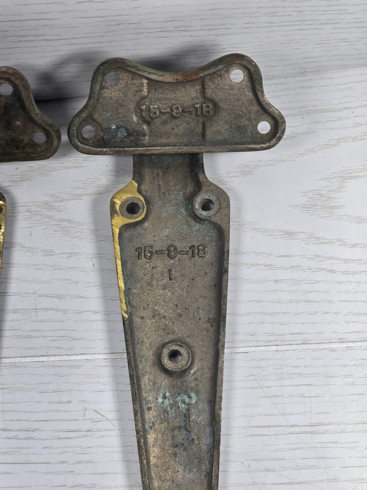Hussmann St Louis Door Hinges Solid Brass Cast Iron Cooler Refrigerator USA
