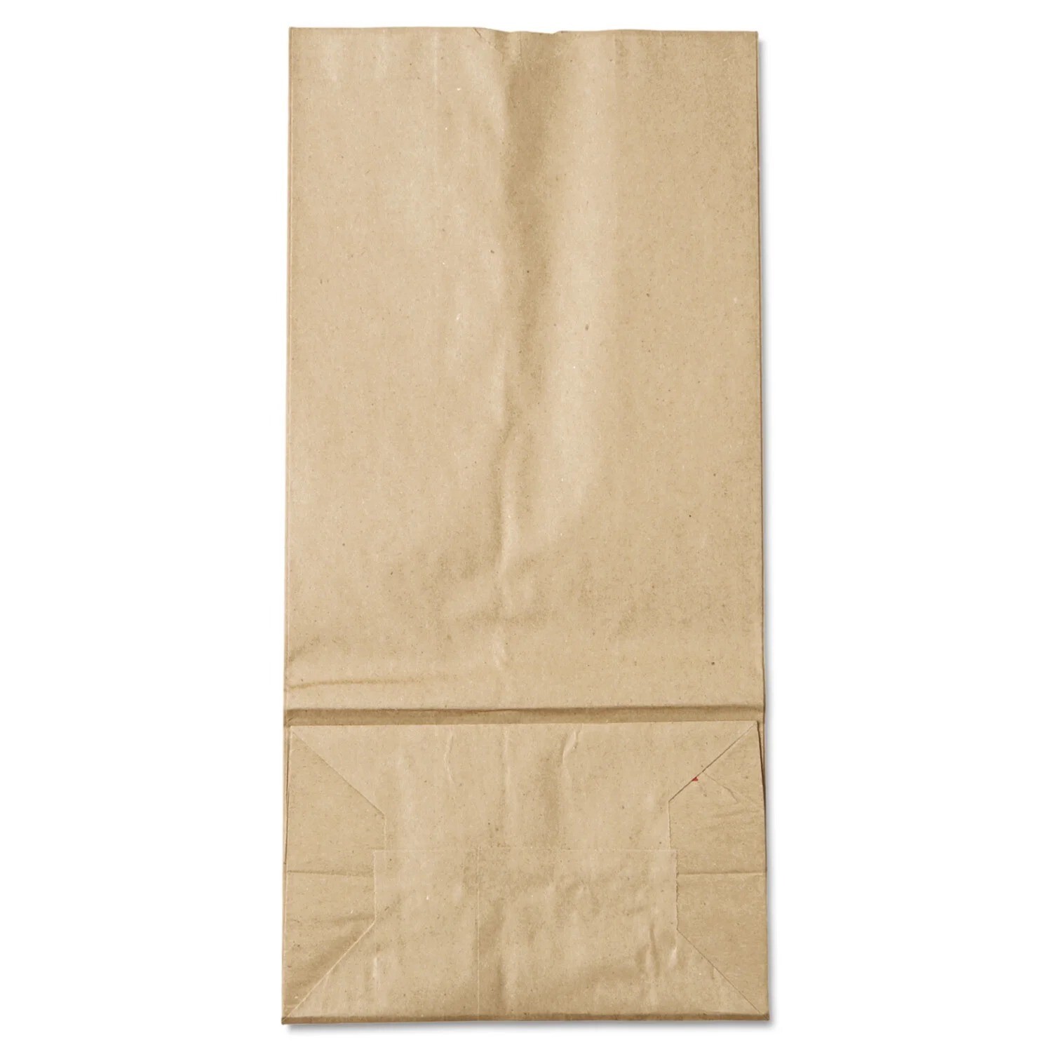 500-Bag Gen #16 Grocery Paper Brown Kraft Paper Disposable 7 3/4 X 4 13/16 X 16