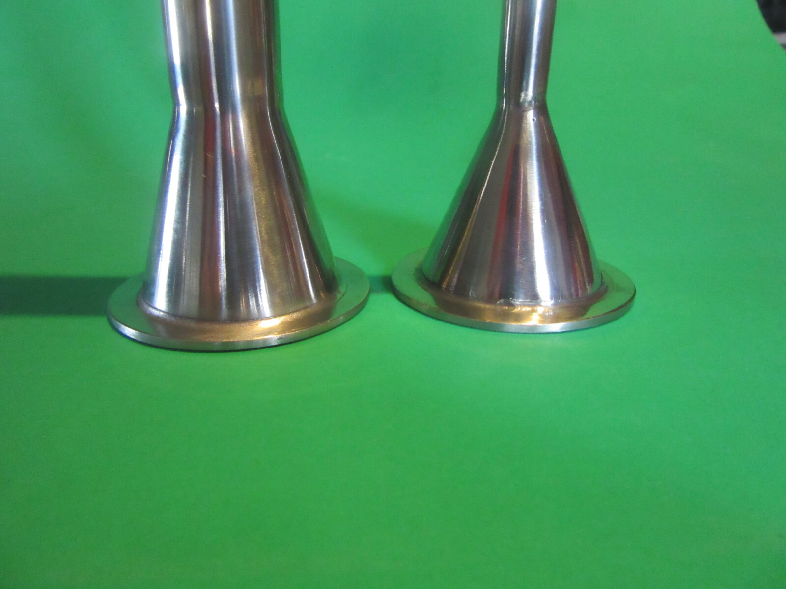 12″ LONG 2-Pc Set Sausage stuffing tubes 2″ base 3/8″ & 3/4″ dia for HAKKA