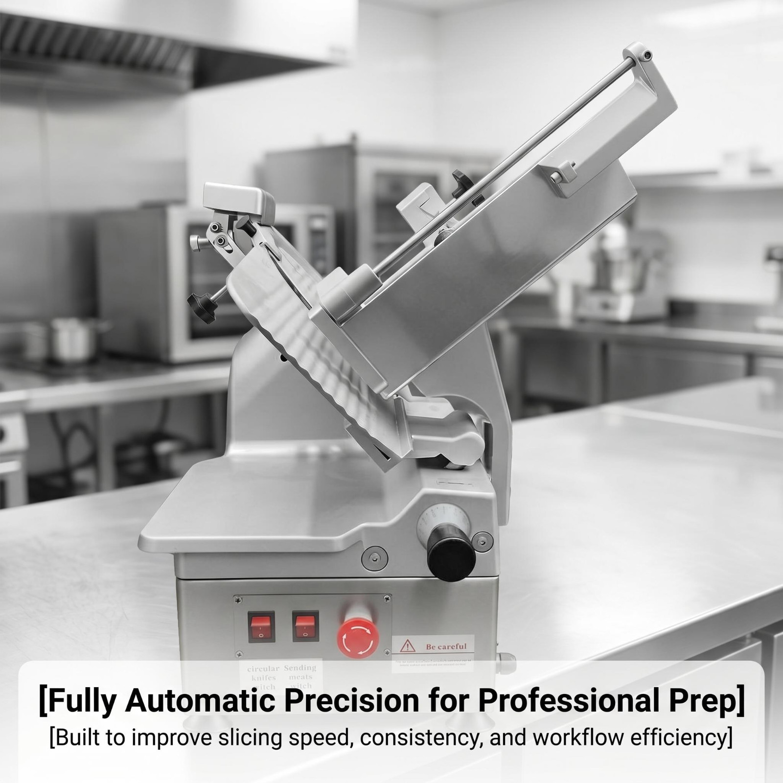 550W Electric Meat Slicer w/11-Inch Blade Electric Deli/ Frozen Food Slicer