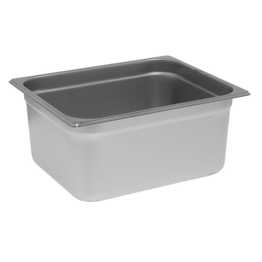 HUBERT® HUBERT® Steam Table Pan, 1/2 Size 22 Gauge Stainless Steel – 6″D