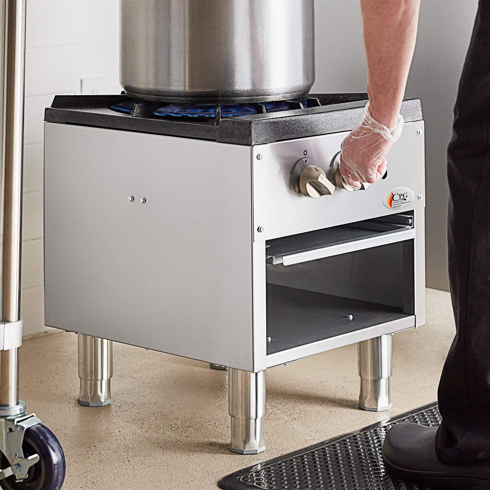 Natural Gas Stock Pot Range – 80,000 BTU