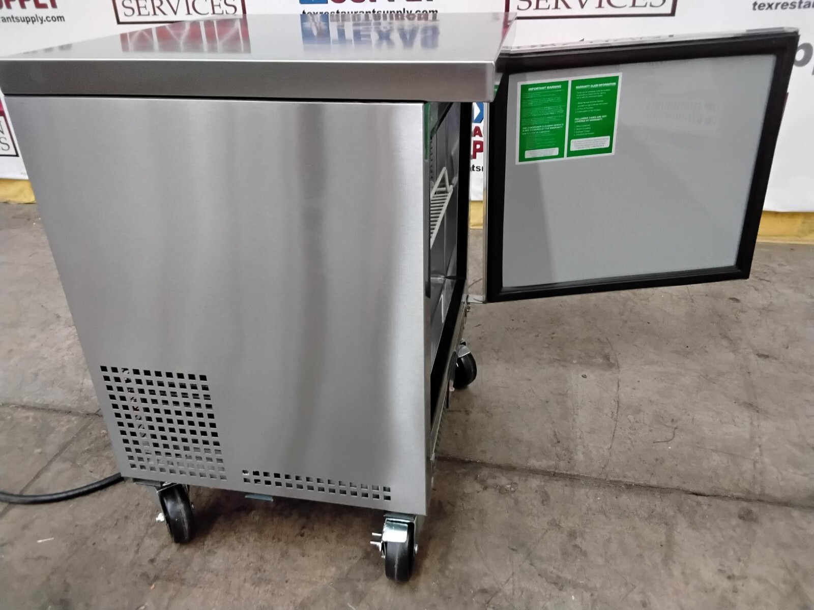 Turbo Air 24.5″ Undercounter Refrigerator on Casters