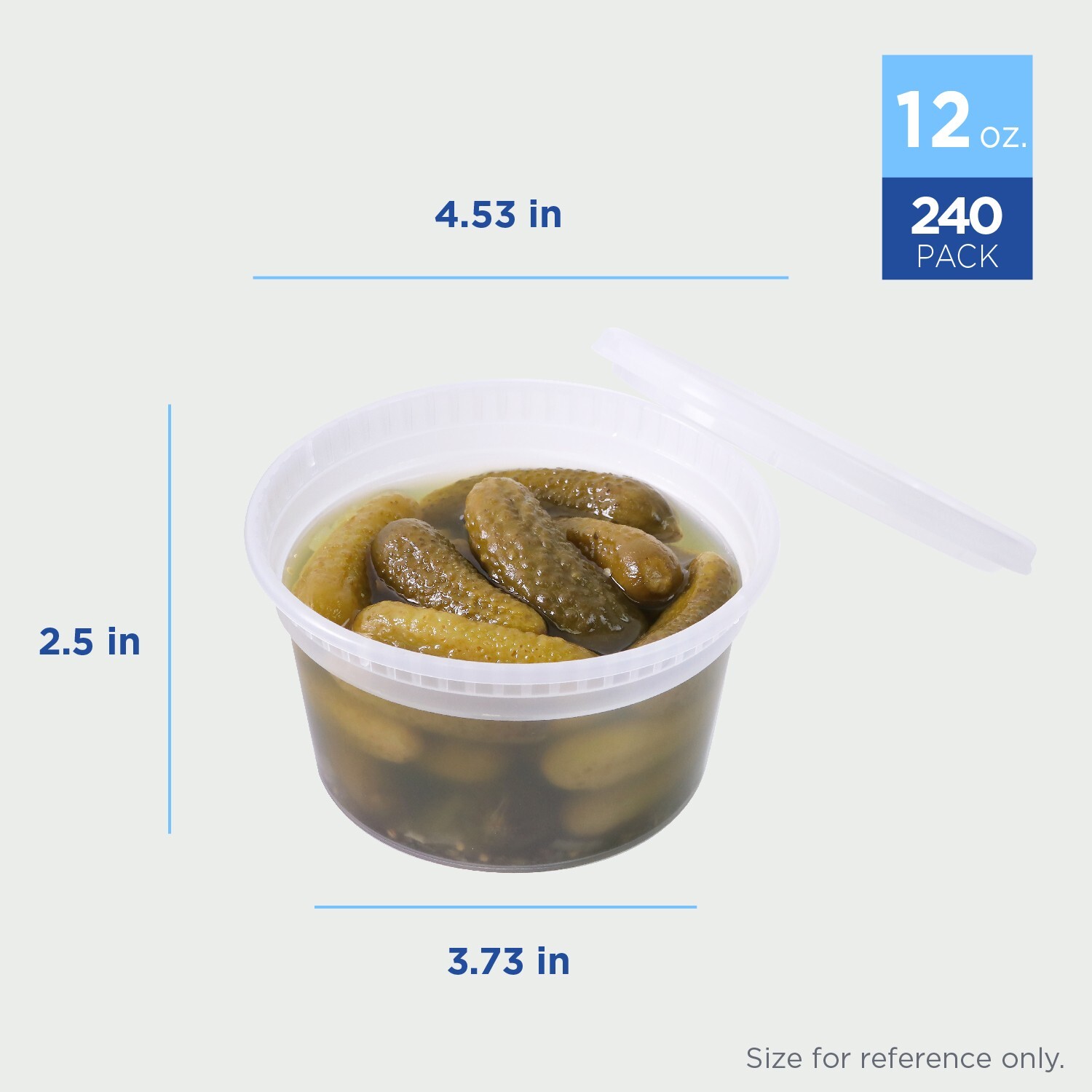 Karat 12oz PP Plastic Injection Molded Deli Containers, FP-IMDC12-PP