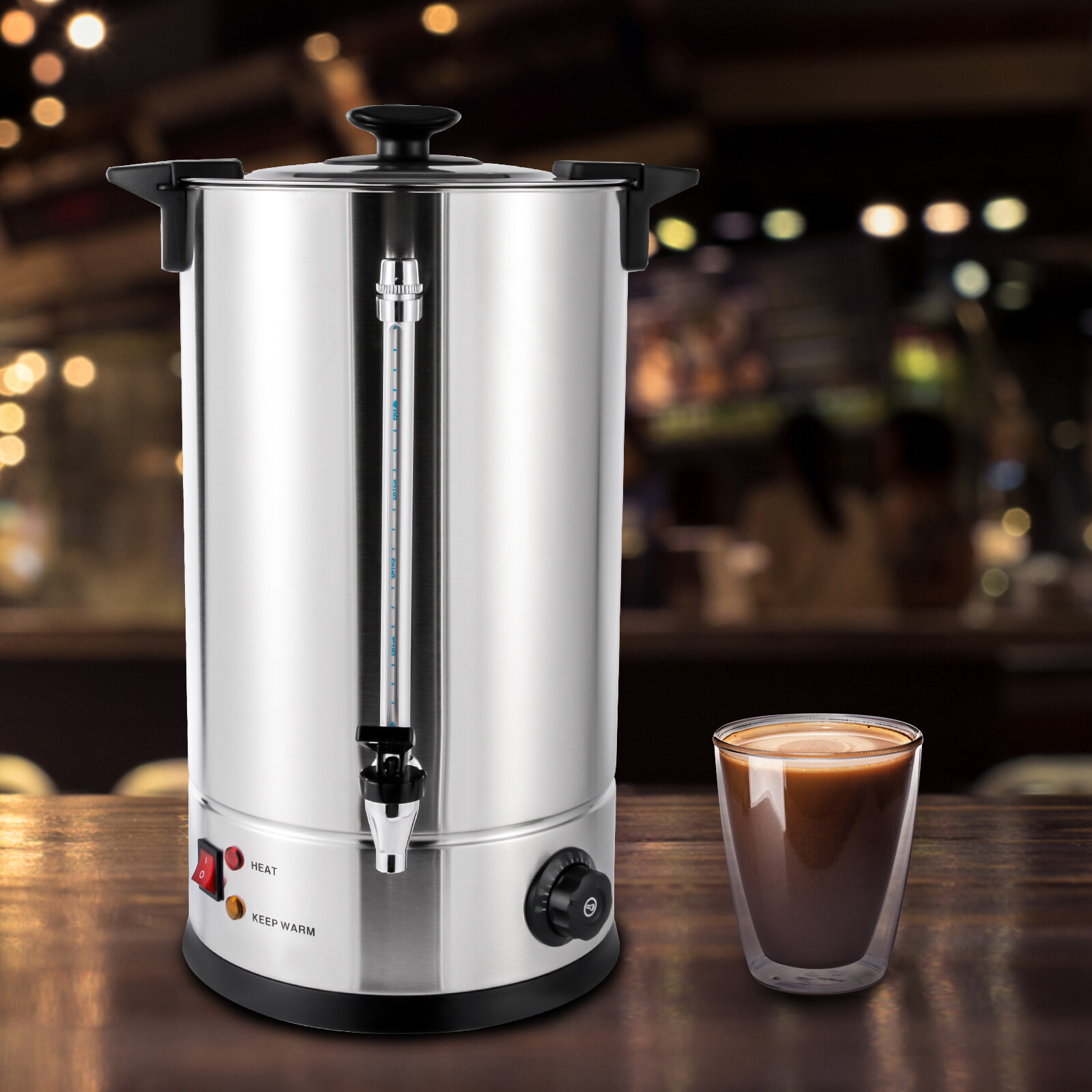 15L Large Coffee Urn Machine Maker Big Office Commercial Dispenser Hot Water