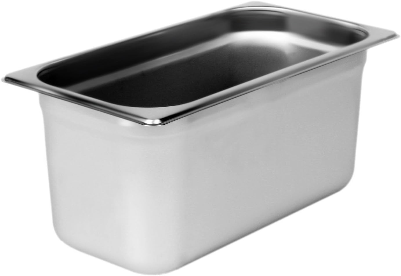 Thunder Group third size 6″ deep 22 gauge anti jam pans, comes in each