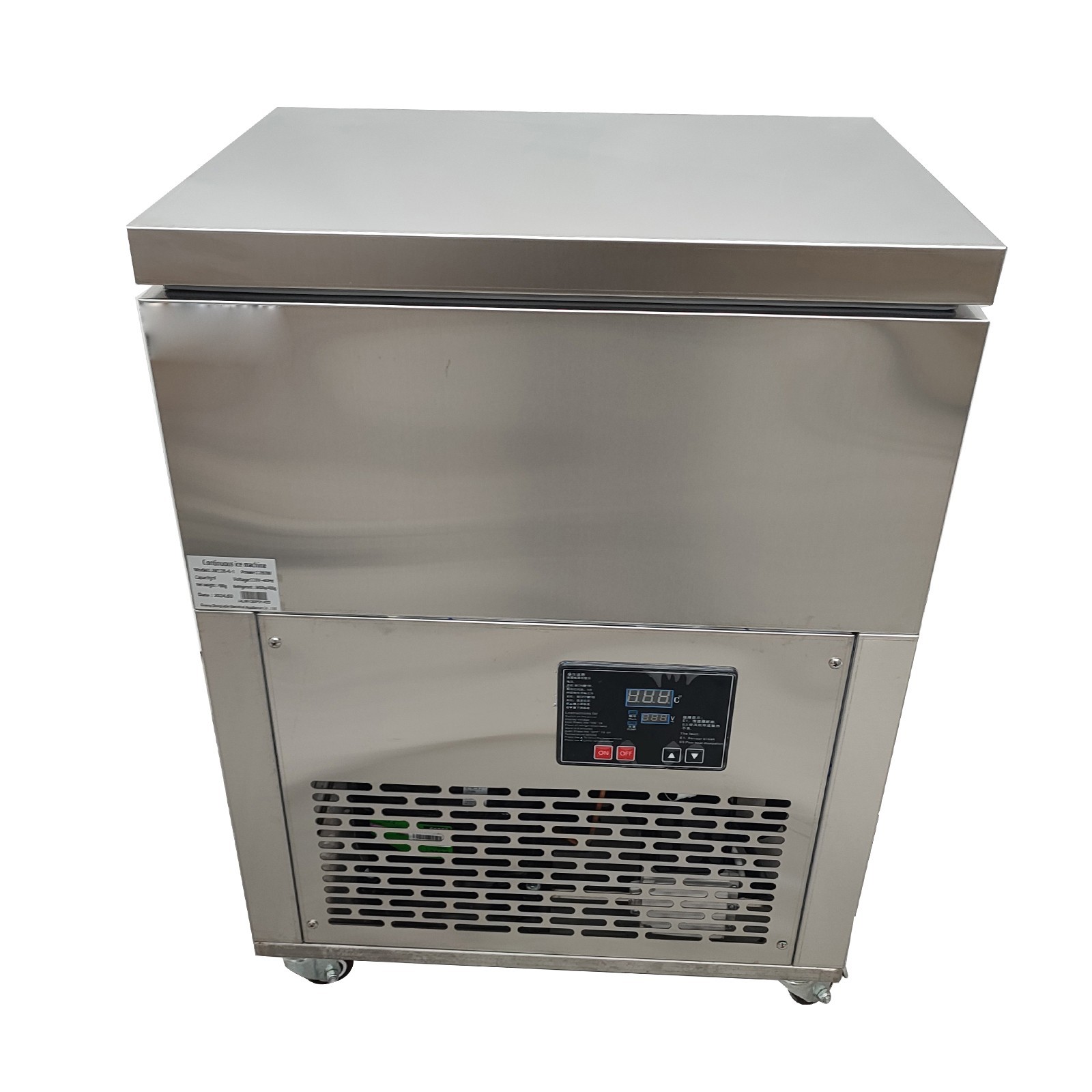 6 Buckets Snow Ice Making Machine Automatic Cylindrical Air Cooling Commercial