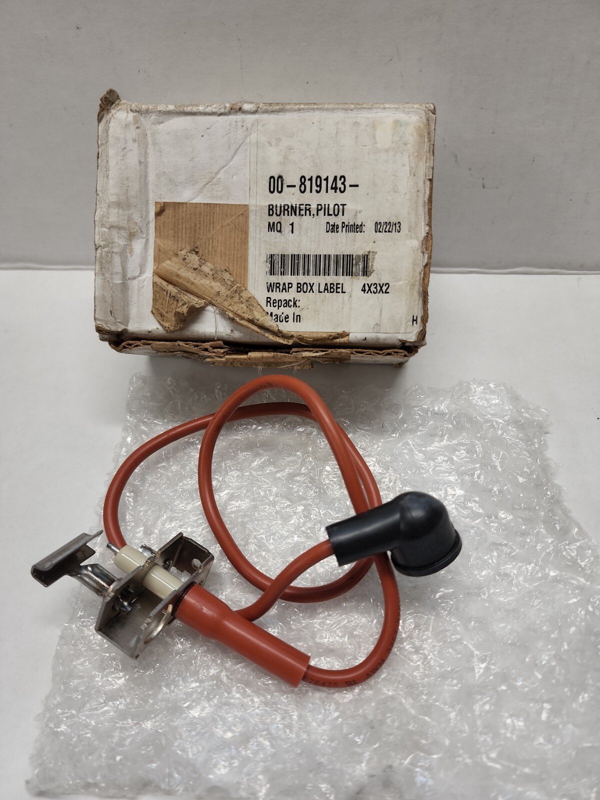 00-819143 VULCAN HART pilot burner assy–no orifice new open box