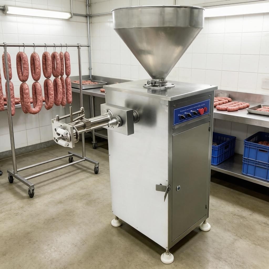 50L Pneumatic Quantitative Sausage Filling Machine 110V Meat Filler Machine