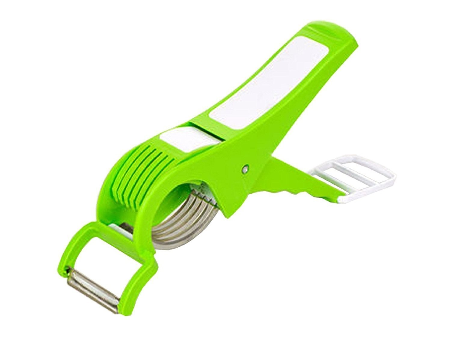 2-in-1 Vegetable Cutter Length:8.5 Width: 2.3 Height:2.2 Inches, Multicolor