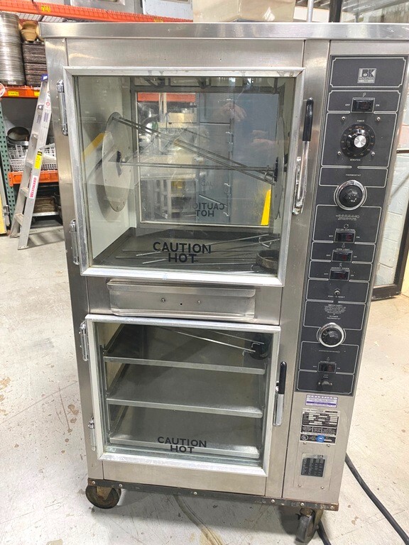 Oven Rotisserie BK Ind. Md. LMW-S Oven & Warmer / See Through 4 Glass Doors