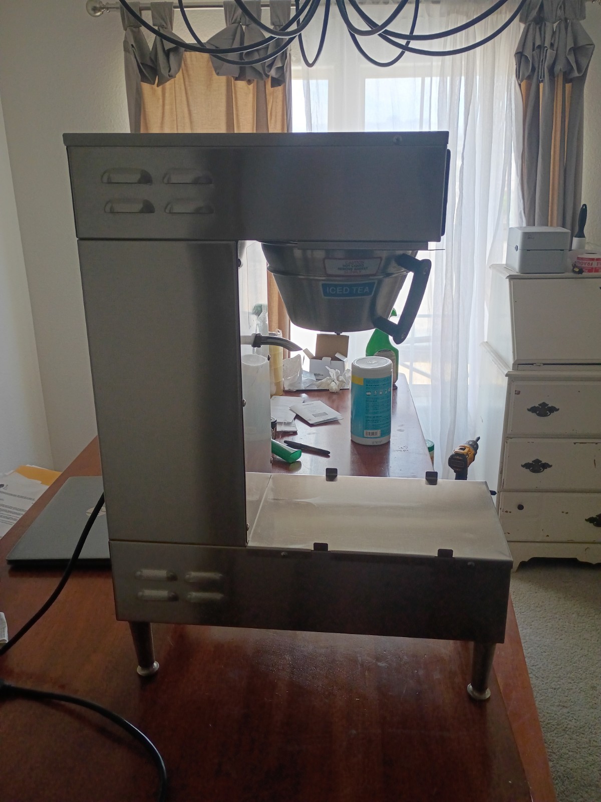 Used Curtis PTT3 Single Tea Brewer w/ Digital Programming – 120v