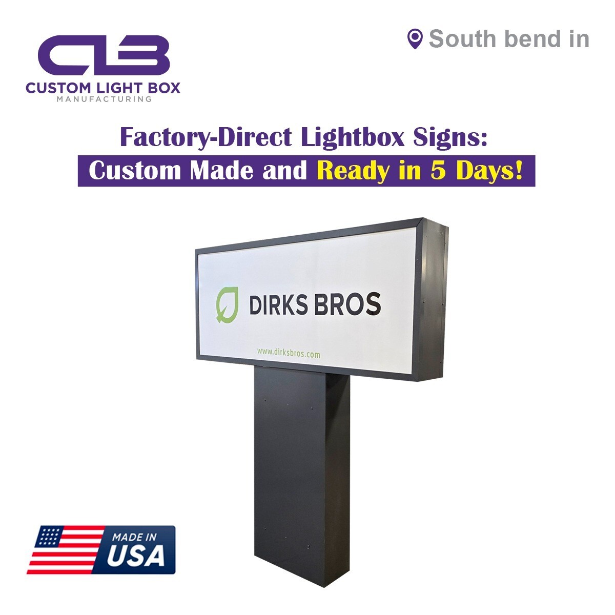 Double-Sided Heavy Duty EXTRUDED ALUMINIUM LED Lightbox Sign |24» to 120»x10»