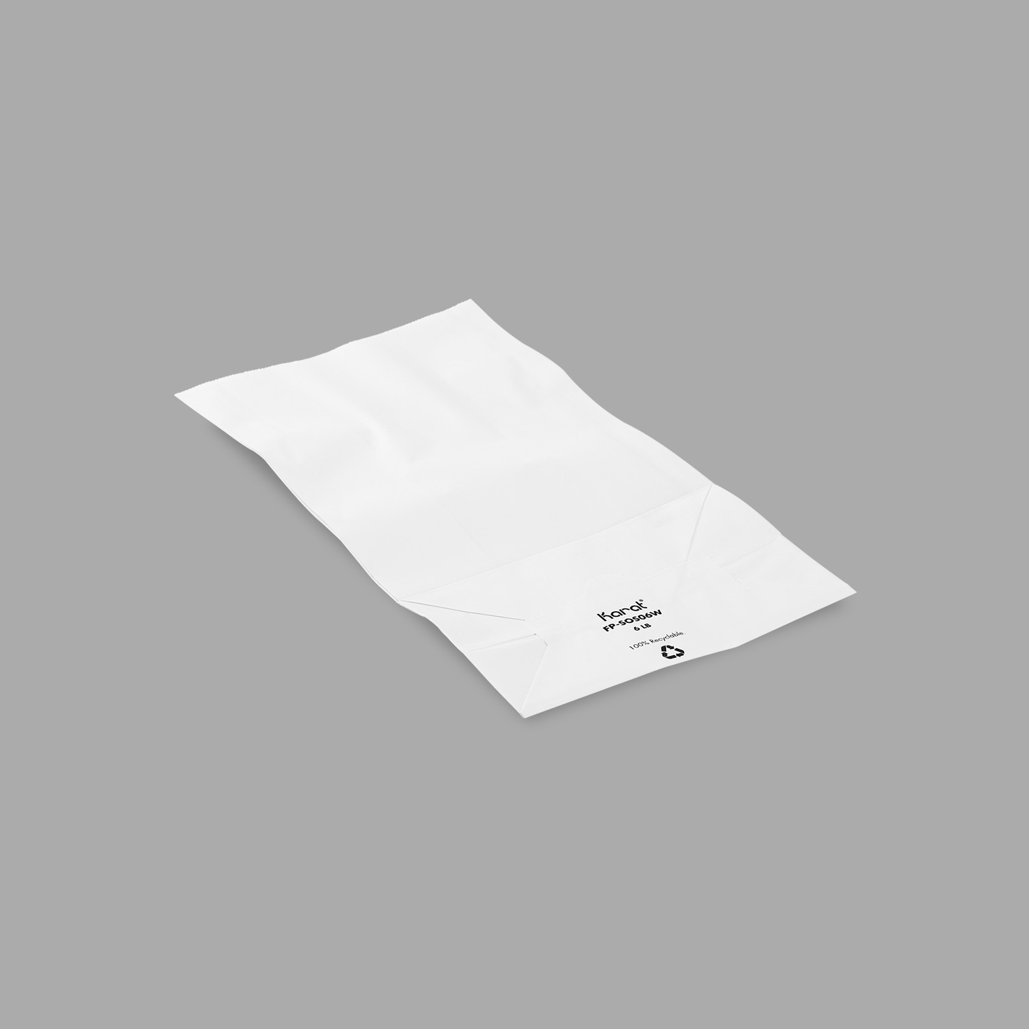 Karat 6lb Paper Bag – Kraft – 2,000 ct, FP-SOS06W