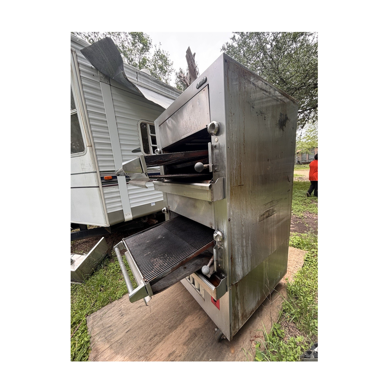 USED Jade Range JBB-236 Double Infrared Radiant Gas Broiler 69inx36inx38in