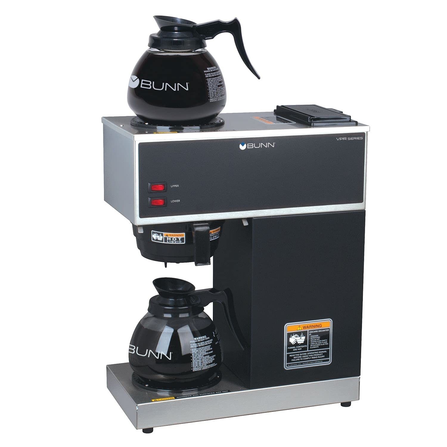 33200.0015 VPR-2GD 12-Cup Pourover Commercial Coffee Brewer with Upper and Lower