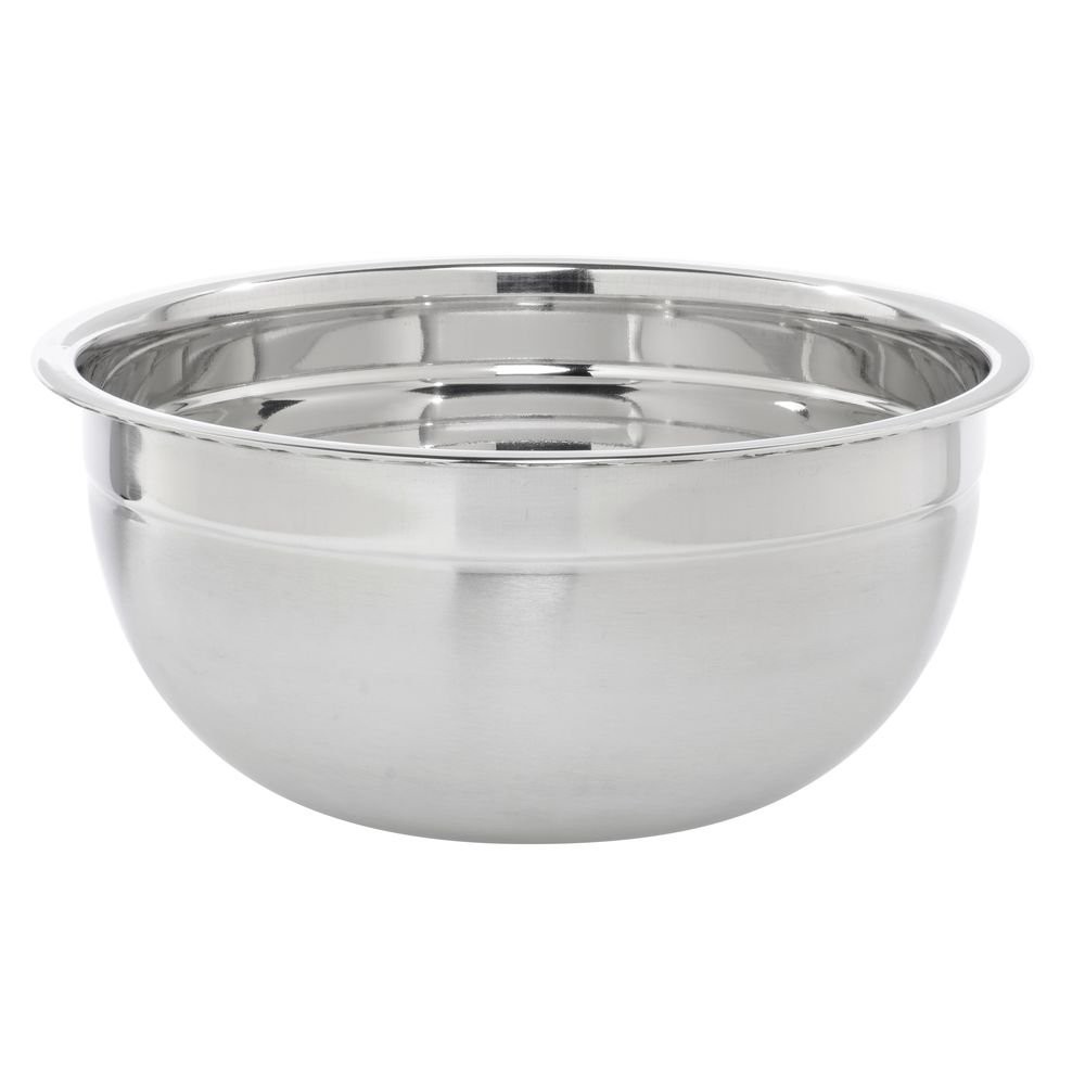 HUBERT 3 qt Mixing Bowl 22 Gauge Stainless Steel – 9 1/2″ Dia x 4 1/10″ D
